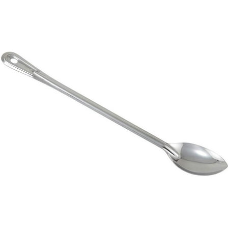 Winco Solid Stainless Steel Basting Spoon 21-Inch