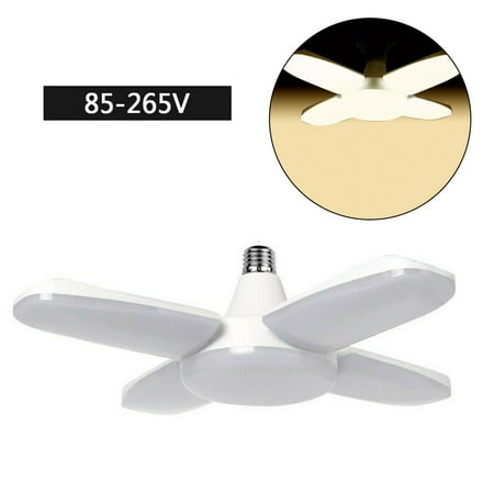 80W 8000lm LED Ceiling Lamp Deformable E27/E26 Lamp Worklight Home Garden Tool