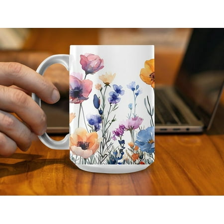 15oz Colorful Floral Mug Botanical Print Coffee Mug Gift for Flower Lovers Inspirational Mug Spring Flowers Design Tea Lovers Mug
15oz Colorful Floral Mug Botanical Print Coffee Mug Gift for Flower Lovers Inspirational Mug Spring Flowers Design Tea Lovers Mug