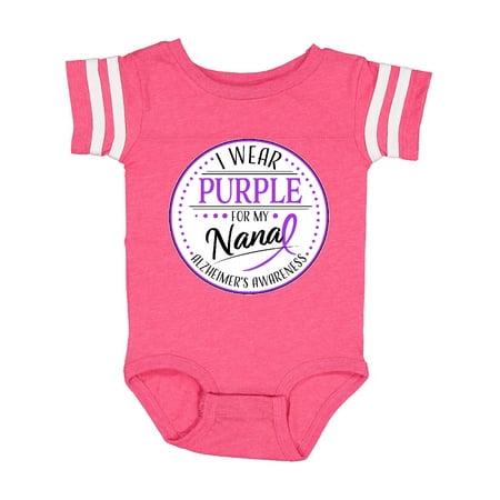 Inktastic I Wear Purple for my Nana- Alzheimers Awareness Gift Baby Boy or Baby Girl Bodysuit
Inktastic I Wear Purple for my Nana- Alzheimers Awareness Gift Baby Boy or Baby Girl Bodysuit