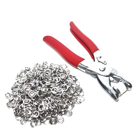 100PCS 9.5mm Metal Poppers Snap Fasteners Clothes Shirts Sewing Accessories Buttons Hand Pressure Pliers
100PCS 9.5mm Metal Poppers Snap Fasteners Clothes Shirts Sewing Accessories Buttons Hand Pressure Pliers