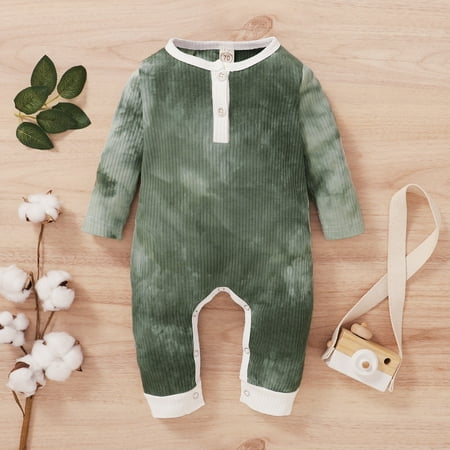 Cute Little Baby Girl Boy Romper Tie-Dye Print Round Neck Long Sleeve Jumpsuit Bodysuit Outfits
Cute Little Baby Girl Boy Romper Tie-Dye Print Round Neck Long Sleeve Jumpsuit Bodysuit Outfits