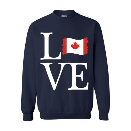 Love Canada Unisex Crewneck Sweatshirt