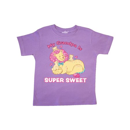 Inktastic My Grandpa Is Super Sweet Cotton Candy Lions with Pink Mane Gift Toddler Boy or Toddler Girl T-Shirt
Inktastic My Grandpa Is Super Sweet Cotton Candy Lions with Pink Mane Gift Toddler Boy or Toddler Girl T-Shirt
