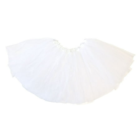 Little Girls Tutu 3-Layer Ballerina White