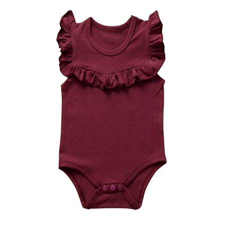 Luxsea Summer Infants Toddler Baby Girl Jumpsuit Clothes Ruffles Summer Sleeveless Cotton Romper Baby Girl Solid Playsuit One-piece Outfit 0-18M
Luxsea Summer Infants Toddler Baby Girl Jumpsuit Clothes Ruffles Summer Sleeveless Cotton Romper Baby Girl Solid Playsuit One-piece Outfit 0-18M