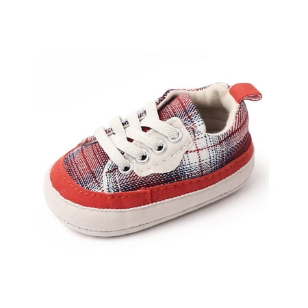 Wazshop Newborn Canvas Sneakers Plaid Crib Shoes Comfort Flats Fashion Soft Sole First Walker Shoe Infant Moccasins Low Top Non-slip Orange Red 18-24 months
Wazshop Newborn Canvas Sneakers Plaid Crib Shoes Comfort Flats Fashion Soft Sole First Walker Shoe Infant Moccasins Low Top Non-slip Orange Red 18-24 months