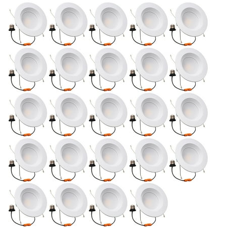 MW Lighting 6 Inch 5CCT Color Temperature Selectable Baffle Round LED Downlight 2700/3000/3500/4000/5000K Dimmable 100W Incandescent Equal 1100LM Energy Star (24 PACK)
MW Lighting 6 Inch 5CCT Color Temperature Selectable Baffle Round LED Downlight 2700/3000/3500/4000/5000K Dimmable 100W Incandescent Equal 1100LM Energy Star (24 PACK)