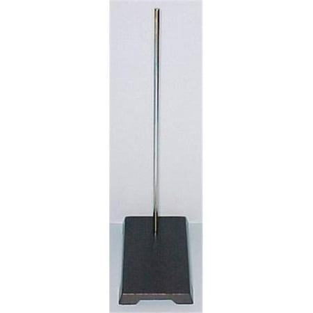 C And A Scientific 97-4269 Support Stands With Rod - 6 x 9 Inch Steel Base