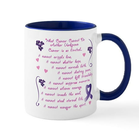 CafePress - What Cancer Cannot Do... Mug - 11 oz Ceramic Mug - Novelty Coffee Tea Cup
CafePress - What Cancer Cannot Do... Mug - 11 oz Ceramic Mug - Novelty Coffee Tea Cup