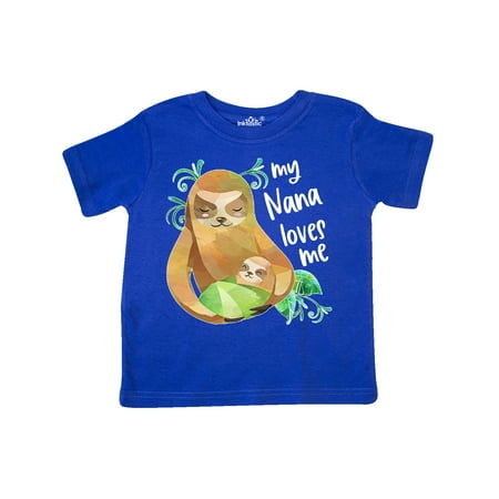 Inktastic My Nana Loves Me Cute Sloth and Baby Gift Toddler Boy or Toddler Girl T-Shirt
Inktastic My Nana Loves Me Cute Sloth and Baby Gift Toddler Boy or Toddler Girl T-Shirt