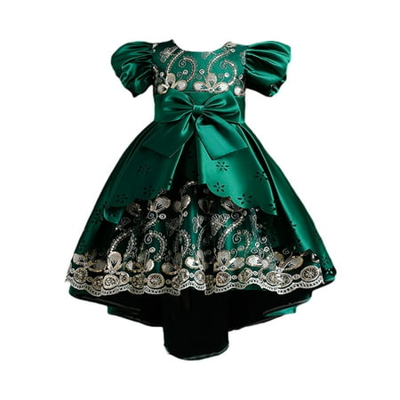 FAIWAD Baby Girls Puffy Princess Dress Kids Short Sleeve Bowknot Floral Embroidery Birthday Party Gown Dresses
FAIWAD Baby Girls Puffy Princess Dress Kids Short Sleeve Bowknot Floral Embroidery Birthday Party Gown Dresses