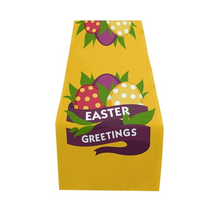 Virmaxy Easter Day Discount Easter Bunny Table Runner Easter Holiday Kitchen Dining Table Runner for Home
Virmaxy Easter Day Discount Easter Bunny Table Runner Easter Holiday Kitchen Dining Table Runner for Home