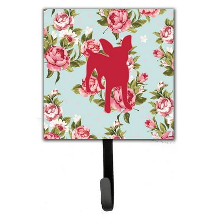Caroline s Treasures Shabby Elegance Roses Leash Holder and Wall Hook