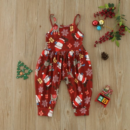 Toddler Girls Christmas Sleeveless Cartoon Prints Romper Jumpsuit With Pocket Clothes Red 120 Kids Christmas Gifts
Toddler Girls Christmas Sleeveless Cartoon Prints Romper Jumpsuit With Pocket Clothes Red 120 Kids Christmas Gifts