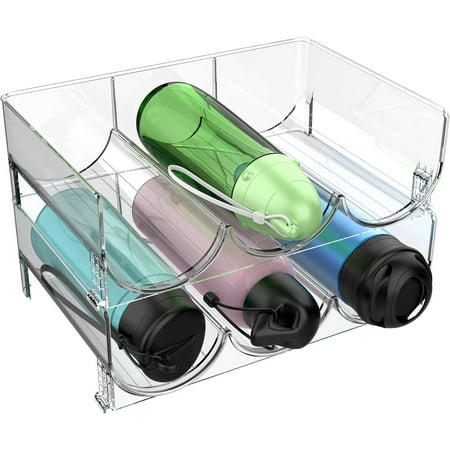 Plastic Water Bottle Organizer 2 Pack Stackable Bottle Holder Storage Rack for Home Organization and Storage Water Wine and Drink Organizer Stand for Cabinet Kitchen Countertop Pantry
Plastic Water Bottle Organizer 2 Pack Stackable Bottle Holder Storage Rack for Home Organization and Storage Water Wine and Drink Organizer Stand for Cabinet Kitchen Countertop Pantry