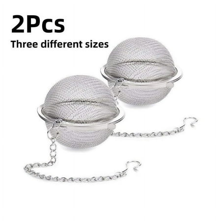 Janrevotw Stainless Steel Tea Balls - 2 Mesh Tea Brewer Set For Loose Tea And Spices Small
Janrevotw Stainless Steel Tea Balls - 2 Mesh Tea Brewer Set For Loose Tea And Spices Small