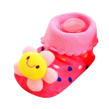Relanfenk Baby Sneakers Girls Boys Anti-Slip Stereoscopic Cartoon 3D Floor Socks