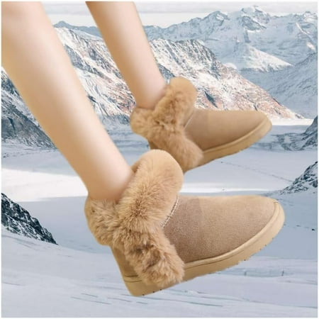 Winter Snow Boots Women Warm Ankle Boots Casual Winter Shoes Thick Plush Flats Platform Outdoor Booties
Winter Snow Boots Women Warm Ankle Boots Casual Winter Shoes Thick Plush Flats Platform Outdoor Booties