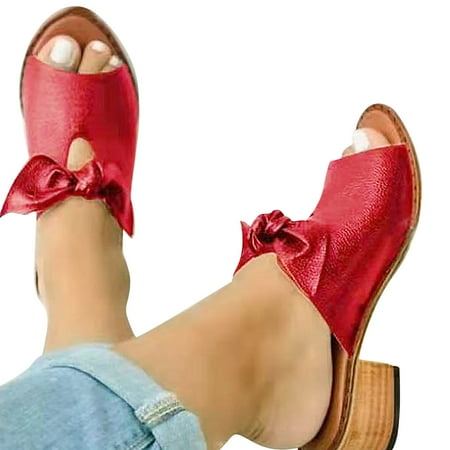 Honeeladyy Deals New Summer Women New Thick Heel Comfortable Open Toe Bow Buckle Sandals Beach Outdoor Shoes
Honeeladyy Deals New Summer Women New Thick Heel Comfortable Open Toe Bow Buckle Sandals Beach Outdoor Shoes