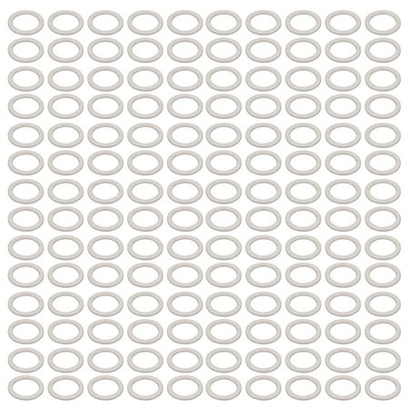 200Pcs 18mmx24mmx1.5mm Aluminum Motorcycle Hardware Drain Plug Washer