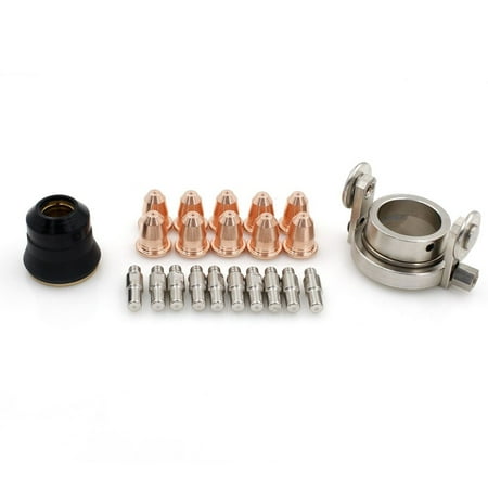 22pc S45 5 Electrode Nozzle/tip shield Roller Guide fit Trafimet plasma torch