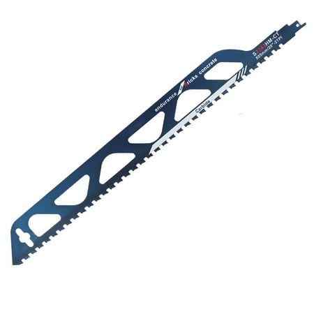Saber Saw Blade Alloy Hollow Reciprocating Saw Blade Heavy Duty Metal Brick Wood Cutting Blade with Wide Slot for Construction