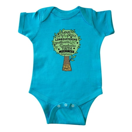 Inktastic Fruit of the Spirit Bible Quote Gift Baby Boy or Baby Girl Bodysuit