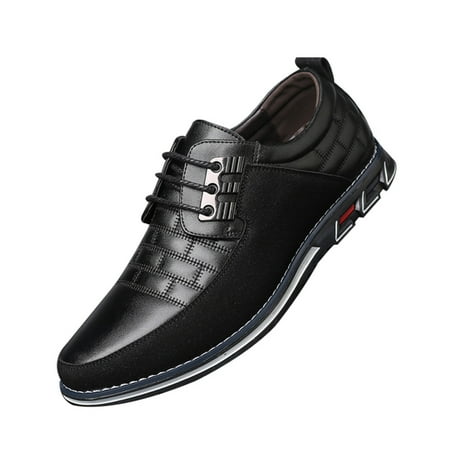 Men Casual PU Leather Shoes Loafers Breathable Non Slip Rubber Sole Walking Shoes Lace Up
Men Casual PU Leather Shoes Loafers Breathable Non Slip Rubber Sole Walking Shoes Lace Up