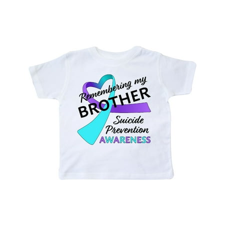 Inktastic Remembering my Brother- suicide prevention awareness Gift Toddler Boy or Toddler Girl T-Shirt
Inktastic Remembering my Brother- suicide prevention awareness Gift Toddler Boy or Toddler Girl T-Shirt