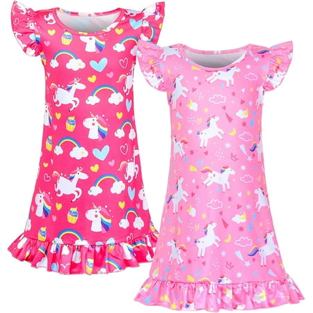 2pcs Girls Nightgowns Unicorn Nightgown Princess Pajama Dresses for Girls Sleepwear Nightie
2pcs Girls Nightgowns Unicorn Nightgown Princess Pajama Dresses for Girls Sleepwear Nightie