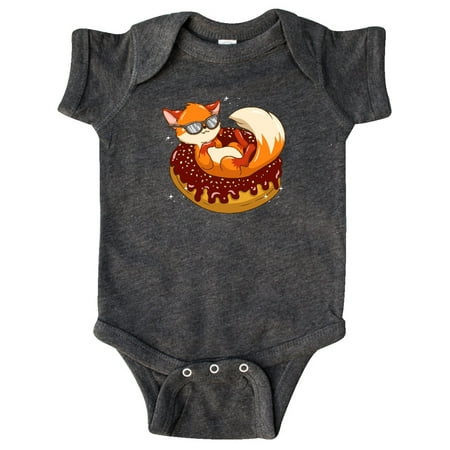 Inktastic Fox Funny Donut Lover Gift Baby Boy or Baby Girl Bodysuit