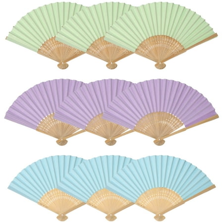 HOMEMAXS 9pcs Blank Folding Fans Children Painting Fans DIY Paper Fans for Home Decor
HOMEMAXS 9pcs Blank Folding Fans Children Painting Fans DIY Paper Fans for Home Decor