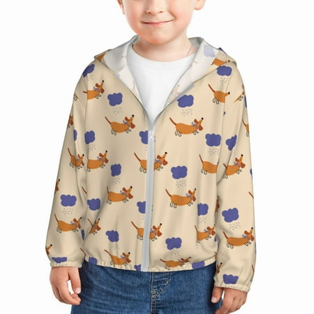 Sun Hoodie for Kids Dachshund Dog Puppy Clouds Long Sleeve Swim Fishing Shirts Sun Protection Zip Up Jacket Clothing Athletic Hoodie
Sun Hoodie for Kids Dachshund Dog Puppy Clouds Long Sleeve Swim Fishing Shirts Sun Protection Zip Up Jacket Clothing Athletic Hoodie
