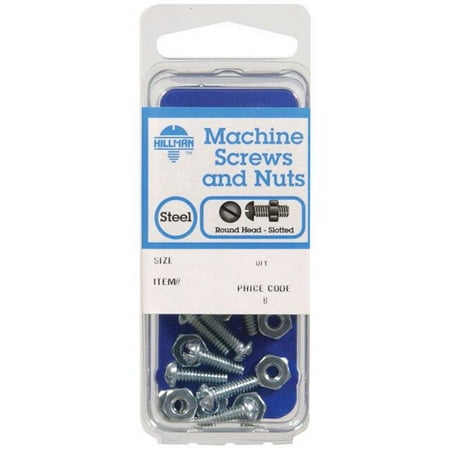 ACEDS 6-32 x 0.5 in. Combination of Machine Screw with Nut - Card of 10- pack of 10
ACEDS 6-32 x 0.5 in. Combination of Machine Screw with Nut - Card of 10- pack of 10