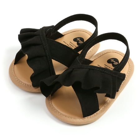 Bagilaanoe Newborn Baby Girls Sandals 6 12 18 Months Infant Summer Ruffle Soft Sole Walking Shoes
Bagilaanoe Newborn Baby Girls Sandals 6 12 18 Months Infant Summer Ruffle Soft Sole Walking Shoes