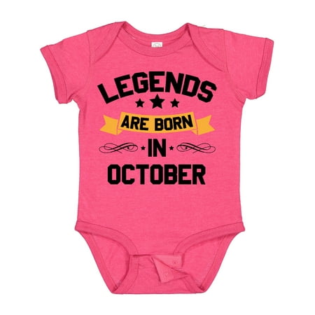 Inktastic Legends Are Born in October Gift Baby Boy or Baby Girl Bodysuit
Inktastic Legends Are Born in October Gift Baby Boy or Baby Girl Bodysuit
