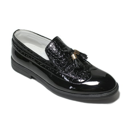 Boys Elegant Classic Tassel Loafers PU Leather Non-slip Slip-on Shoes For Party Performance
Boys Elegant Classic Tassel Loafers PU Leather Non-slip Slip-on Shoes For Party Performance