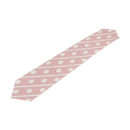 POPCreation Pink White Spots Twill Table Runner Table Top Decoration Home Decor 13x70 inches
POPCreation Pink White Spots Twill Table Runner Table Top Decoration Home Decor 13x70 inches