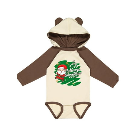 Inktastic Merry Christmas Sparkle Gift Baby Boy or Baby Girl Long Sleeve Bodysuit