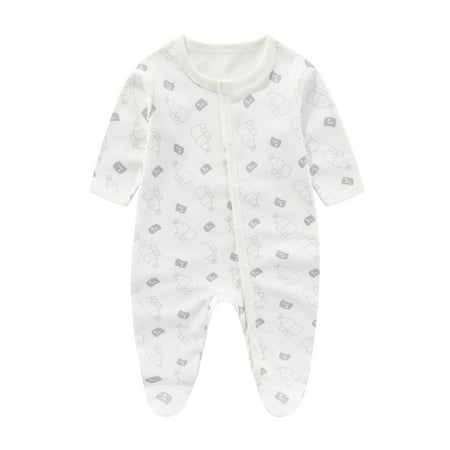 Dxssxc Unisex Baby Button Romper Infant One Piece Cute Cartoon Print Bodysuit Long Sleeve for Daily Wear 6-9 Months
Dxssxc Unisex Baby Button Romper Infant One Piece Cute Cartoon Print Bodysuit Long Sleeve for Daily Wear 6-9 Months