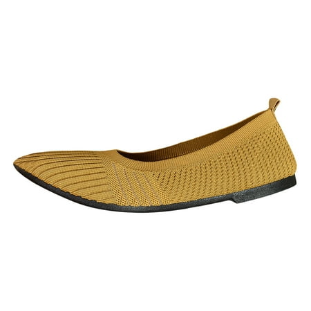 Krdevn Shoes for Women Walking Shoes Women Fashion Women s Fly Weave Casual Shoes Flat Lightweight Mesh Breathable Comfort -Yellow 38
Krdevn Shoes for Women Walking Shoes Women Fashion Women s Fly Weave Casual Shoes Flat Lightweight Mesh Breathable Comfort -Yellow 38