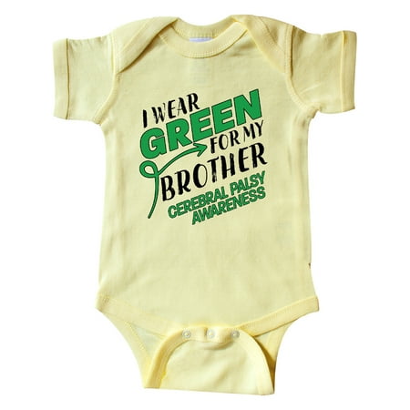 Inktastic I Wear Green for my Brother- Cerebral Palsy awareness Gift Baby Boy or Baby Girl Bodysuit
Inktastic I Wear Green for my Brother- Cerebral Palsy awareness Gift Baby Boy or Baby Girl Bodysuit