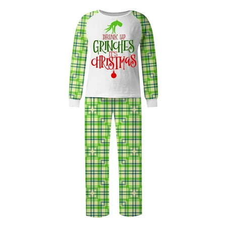 Clearance Before Christmas!Gotyou Family Grinch Pajamas Christmas Prints Family Matching Long Sleeve Tops+Pants Set Family Matching Sets
Clearance Before Christmas!Gotyou Family Grinch Pajamas Christmas Prints Family Matching Long Sleeve Tops+Pants Set Family Matching Sets