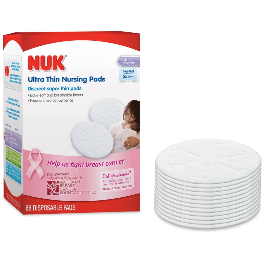 NUK Ultra Thin Disposable Nursing Pads, 66-Count - Walmart.com