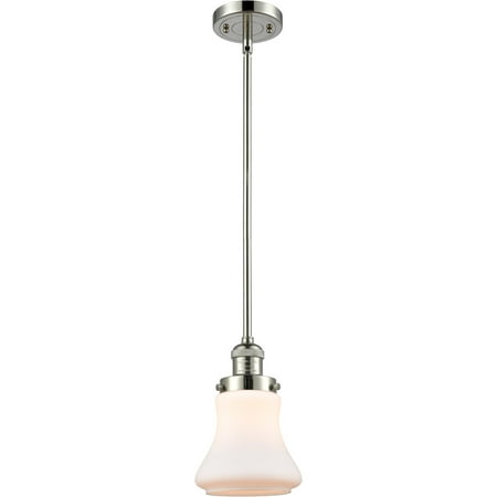 Polished Nickel Tone Mini Pendants 7 Wide Matte White Glass Steel/Cast Brass Medium Base LED 1 Light Fixture
Polished Nickel Tone Mini Pendants 7 Wide Matte White Glass Steel/Cast Brass Medium Base LED 1 Light Fixture