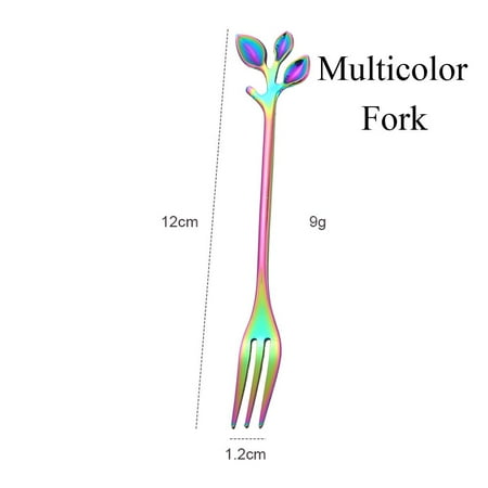 Stir Stainless Steel Utensils Home & Kitchen Coffee Spoon Fruit Fork Tea Scoops Upscale Dinnerware MULTICOLOR FORK
Stir Stainless Steel Utensils Home & Kitchen Coffee Spoon Fruit Fork Tea Scoops Upscale Dinnerware MULTICOLOR FORK