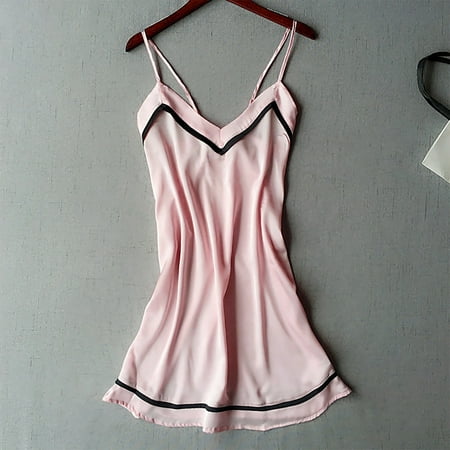 Women s Sexy Satin Lingerie Mini V Neck Babydoll See Through Teddy Sleepwear Pink L
Women s Sexy Satin Lingerie Mini V Neck Babydoll See Through Teddy Sleepwear Pink L