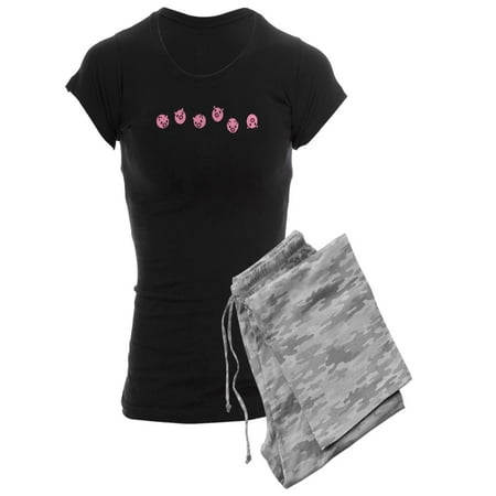 CafePress - Pig_Row - Women s Dark Pajamas