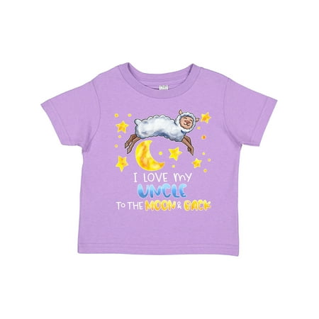 Inktastic I Love My Uncle to the Moon and Back Cute Sheep Gift Toddler Boy or Toddler Girl T-Shirt
Inktastic I Love My Uncle to the Moon and Back Cute Sheep Gift Toddler Boy or Toddler Girl T-Shirt